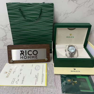 롤*스 데이데이트 아이스블루 인덱스 40mm 1:1 최상급 (싱크 99.8%)