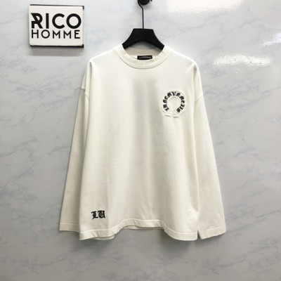 크롬HA츠 톤온톤 크로스 롱슬리브 티셔츠 (PREMIUM)