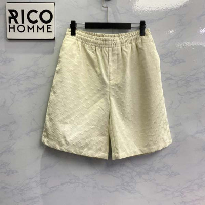 9찌 GG 크루즈 린넨 셔츠 반팔 & 하프 팬츠 (PREMIUM)