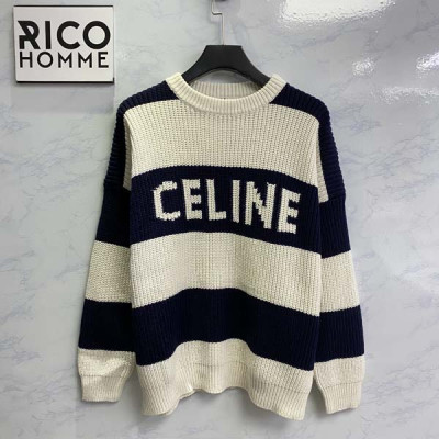 CEL*NE 드롭 숄더 스트라이프 스웨터 니트 (1:1 HIGH PREMIUM)