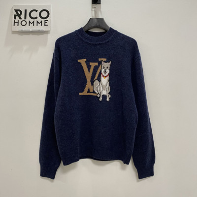 남녀공용 루이B통 LV 인타르시아 강아지 니트 스웨터 (1:1 HIGH PREMIUM)