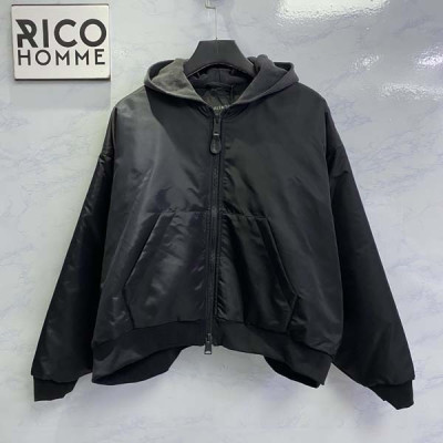 발렌시A가 후디드 크롭 보머 자켓 (1:1 HIGH PREMIUM)