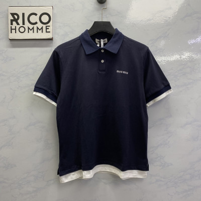 미*미 레이어드 피케 폴로 반팔 티셔츠 (1:1 HIGH PREMIUM)