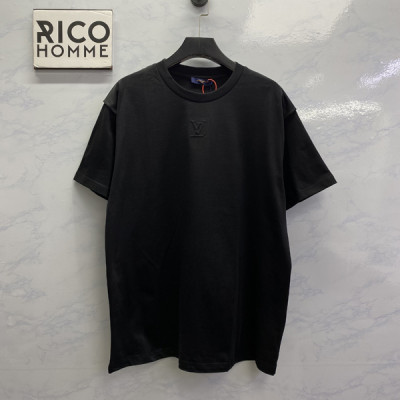 루이B통 엠보싱 LV 반팔 티셔츠 (1:1 HIGH PREMIUM)