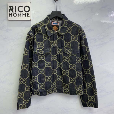 9찌 GG 파인애플 자카드 데님 자켓 (1:1 HIGH PREMIUM)