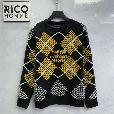 루이B통 다미에 아가일 울 블렌드 풀오버 니트 스웨터 (1:1 HIGH PREMIUM)