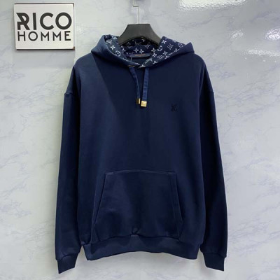 루이B통 모노그램 드로스트링 후드 티셔츠 (1:1 HIGH PREMIUM)