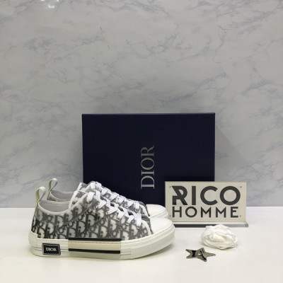 D올 오블리크 테크니컬 파브릭 로우탑 스니커즈