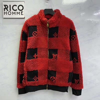 루이B통 다미에 플리스 블루종 자켓 (1:1 HIGH PREMIUM)