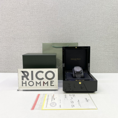 오데*피게 로얄오크 26240 크로노그래프 블랙세라믹 41mm 1:1 최상급 (싱크 97.6%)