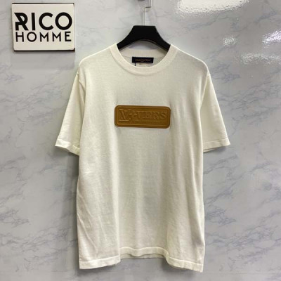 루이B통 VVN 패치 니트 반팔 티셔츠 (PREMIUM)