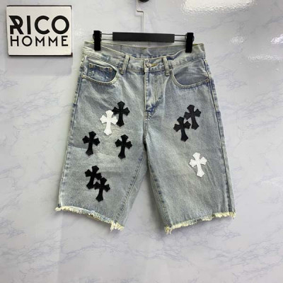 크롬HA츠 크로스 워싱 데님 숏 팬츠 (PREMIUM)