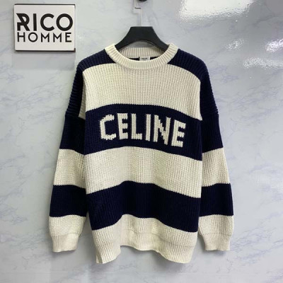 CEL*NE 드롭 숄더 스트라이프 스웨터 니트 (1:1 HIGH PREMIUM)