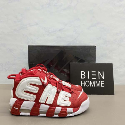 N*KE 슈프림 업템포 슈템포 레드