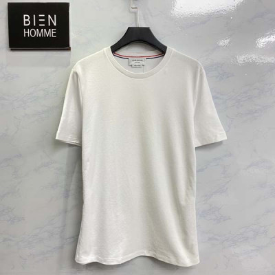 톰*라운 피케 립 사이드 인서트 반팔티 (PREMIUM)