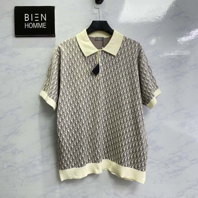 D올 오블리크 폴로 카라 셔츠 (PREMIUM)