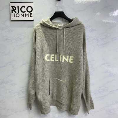 CEL*NE 리브드 울 후드 스웨터 (1:1 HIGH PREMIUM)