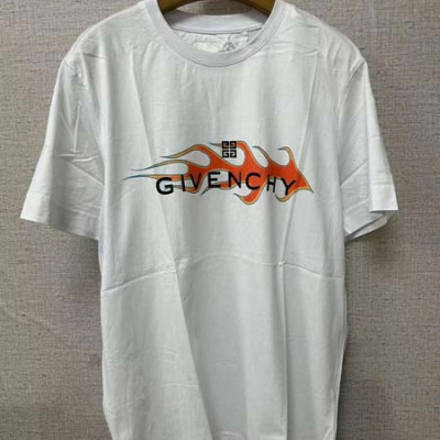 G방시 플레임 프린트 반팔 티셔츠 (1:1 HIGH PREMIUM)