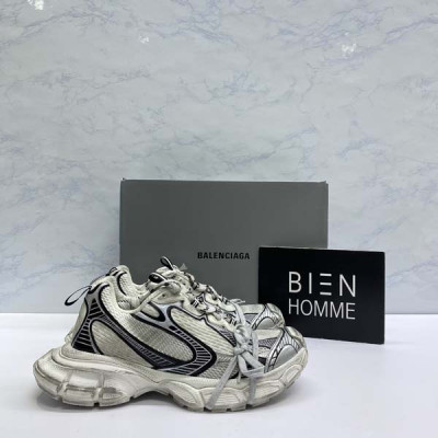 발렌시A가 3XL 스니커즈 화이트 블랙