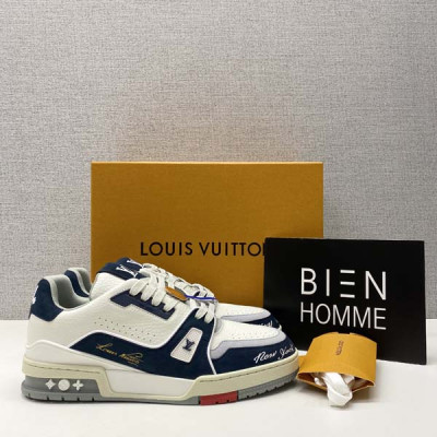 루이B통 트레이너 스니커즈 네이비