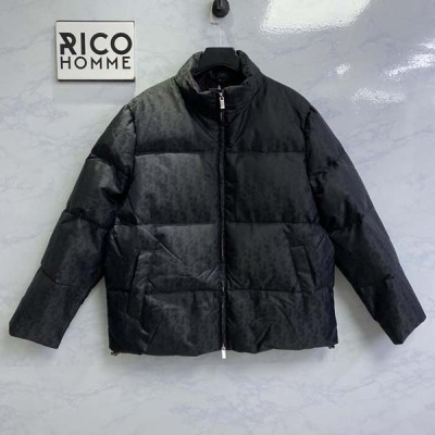 D올 오블리크 테크니컬 자카드 푸퍼 패딩 자켓 (1:1 HIGH PREMIUM)