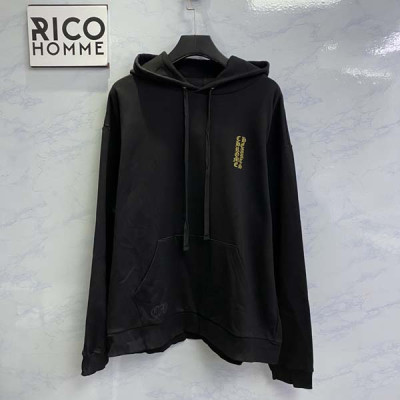 크롬HA츠 십자가 레터링 후드 티셔츠 (PREMIUM)