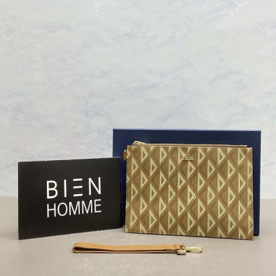 D올 다이아몬드 캔버스 클러치 백 (3color)