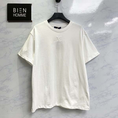 루이B통 엠보스드 LV로고 반팔티셔츠 (1:1 HIGH PREMIUM)