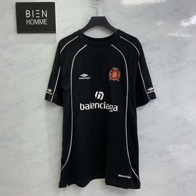 발렌시A가 파리스 사커 오버핏 반팔 티셔츠 (PREMIUM)