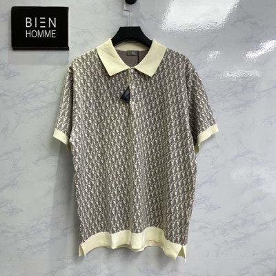 D올 오블리크 폴로 카라 셔츠 (PREMIUM)