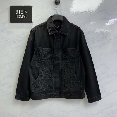 루이B통 워크웨어 데님 쇼츠 자켓 (1:1 HIGH PREMIUM)