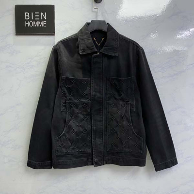 루이B통 워크웨어 데님 쇼츠 자켓 (1:1 HIGH PREMIUM)