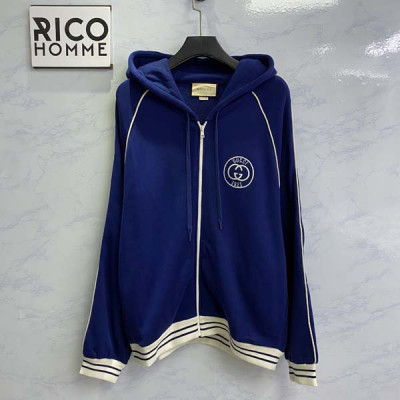 9찌 1921 자수로고 코튼 저지 후드 집업 (PREMIUM)