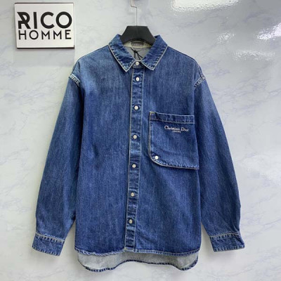 D올 2024 쿠틔르 패치 오버핏 데님 자켓 & 팬츠 (1:1 HIGH PREMIUM)