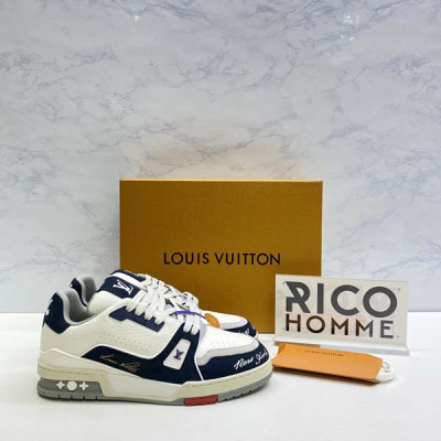 루이B통 트레이너 스니커즈 네이비