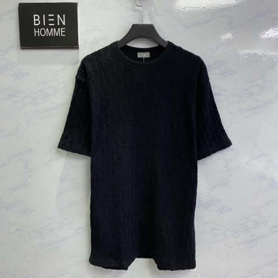 D올 오블리크 자카드 테리 반팔 티셔츠 (PREMIUM)