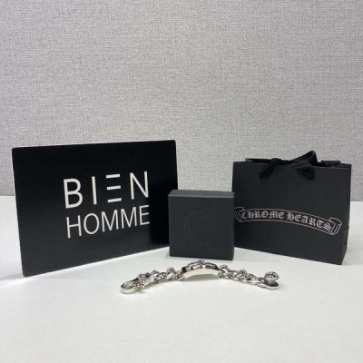 크롬HA츠 대거 클립 팔찌 실버925 (PREMIUM) 김*빈 착용