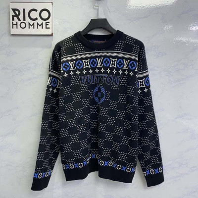 남녀공용 루이B통 LV 스키 자카드 울 풀오버 스웨터 (1:1 HIGH PREMIUM)