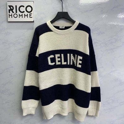 CEL*NE 드롭 숄더 스트라이프 스웨터 니트 (1:1 HIGH PREMIUM)