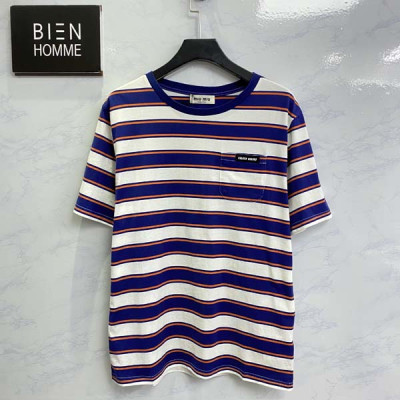 미*미* 베이직 멀티 스트라이프 반팔 티셔츠 (1:1 HIGH PREMIUM)