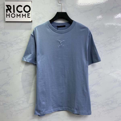 루이B통 엠보스드 LV로고 반팔티셔츠 (1:1 HIGH PREMIUM)