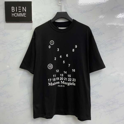 마르지L라 넘버 로고 마코 반팔 티셔츠 (PREMIUM)