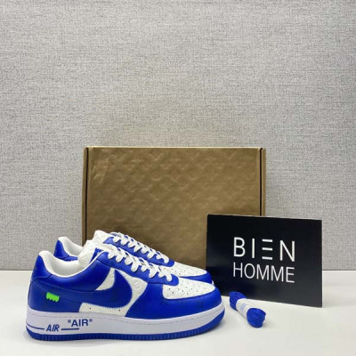 루이B통 X N*KE 에어포스 1 로우 버질아블로 스니커즈 (4color)