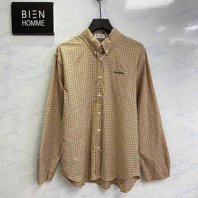 미*미* 스트레이트 브라운 셔츠 (PREMIUM)