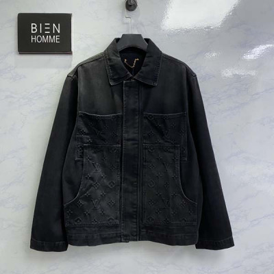 루이B통 워크웨어 데님 쇼츠 자켓 (1:1 HIGH PREMIUM)