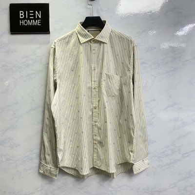 9찌 GG 스트라이프 쿠페 코튼 셔츠 (PREMIUM)