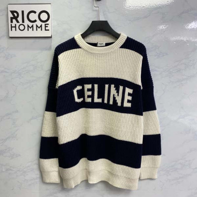 CEL*NE 드롭 숄더 스트라이프 스웨터 니트 (1:1 HIGH PREMIUM)