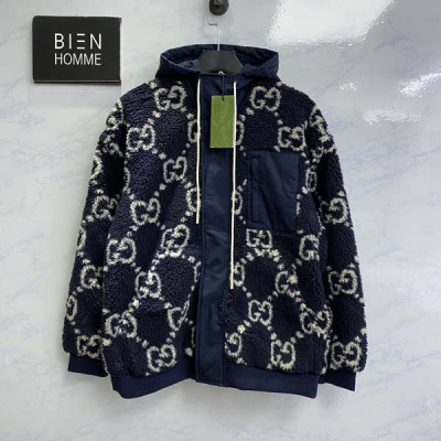 9찌 모노그램 퍼지 자카드 양모 자켓 (PREMIUM)