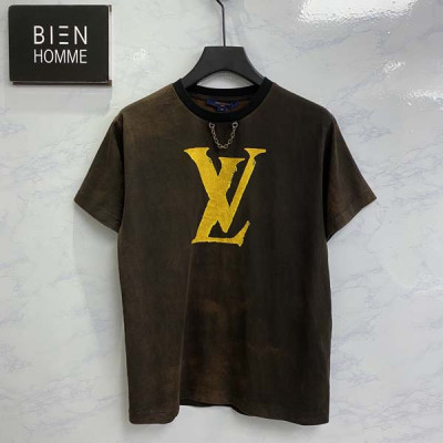 루이B통 LV 체인 반팔 티셔츠 (1:1 HIGH PREMIUM)