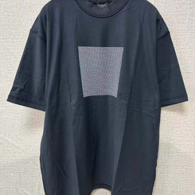 발렌시A가 스퀘어 프린트 반팔 티 (1:1 HIGH PREMIUM)